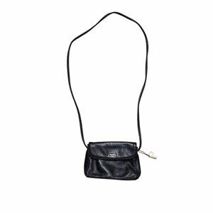 Picard Germany Women's Crossbody Bag Purse Black Leather Minimalist Classic